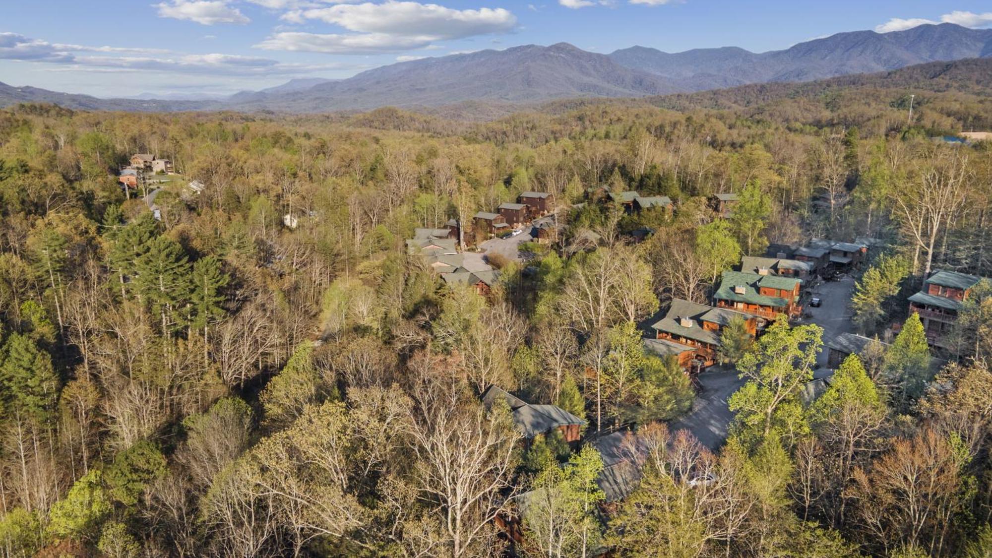 Stunning Mountain Cabin W Hot Tub Gatlinburg Bagian luar foto